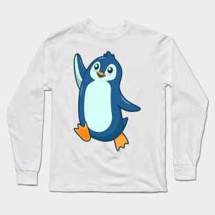 Kawaii Penguin Long Sleeve T-Shirt